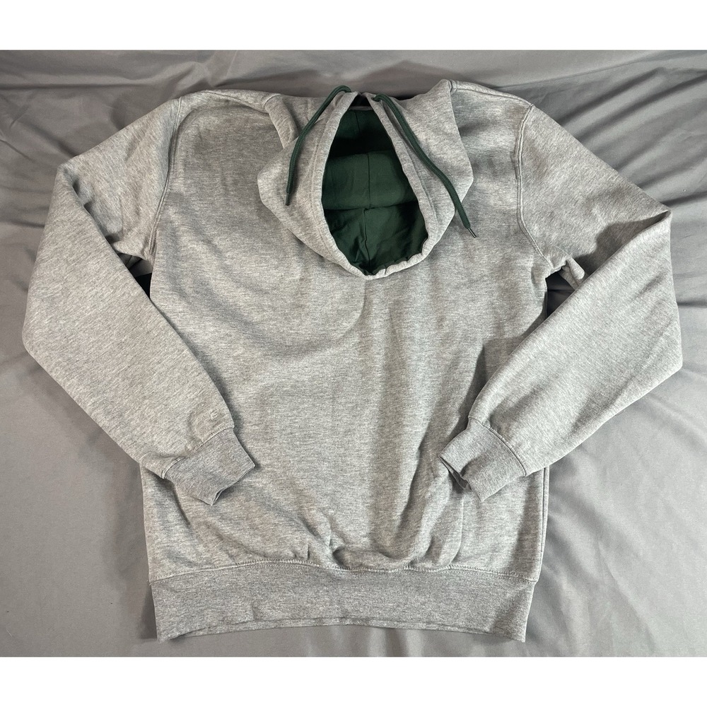 Michigan State Spartans Hoodie Gray Small MSU Pullover College Athletics NWT - Picture 2 of 5